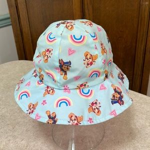 BNWOT NICKELODEON PAW PATROL PRINT REVERSIBLE SUN HAT UPF50+ TODDLER OSFM